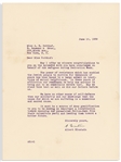 Albert Einstein Letter Signed During WWII -- ''The power of resistance which has enabled the Jewish people to survive...an especially severe test'' -- With PSA/DNA & Beckett COAs, Graded 10 by Beckett